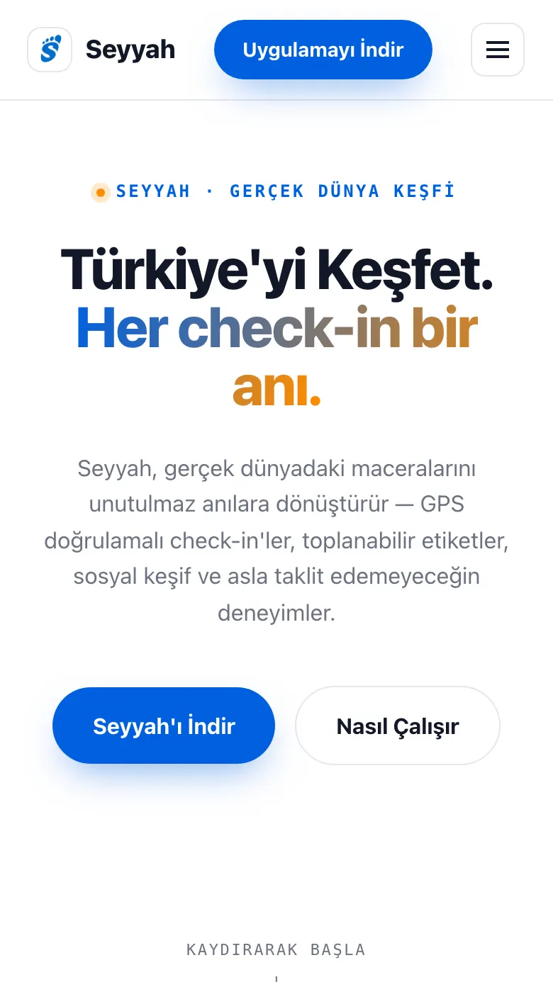 Seyyah website on mobile